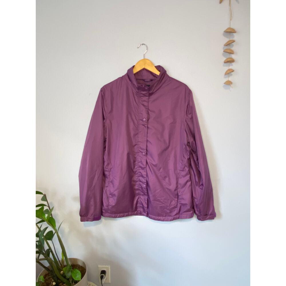 Purple Outback Trading‎ Co Lightweight Waterproof Jacket | Rain - (Women's XL)
